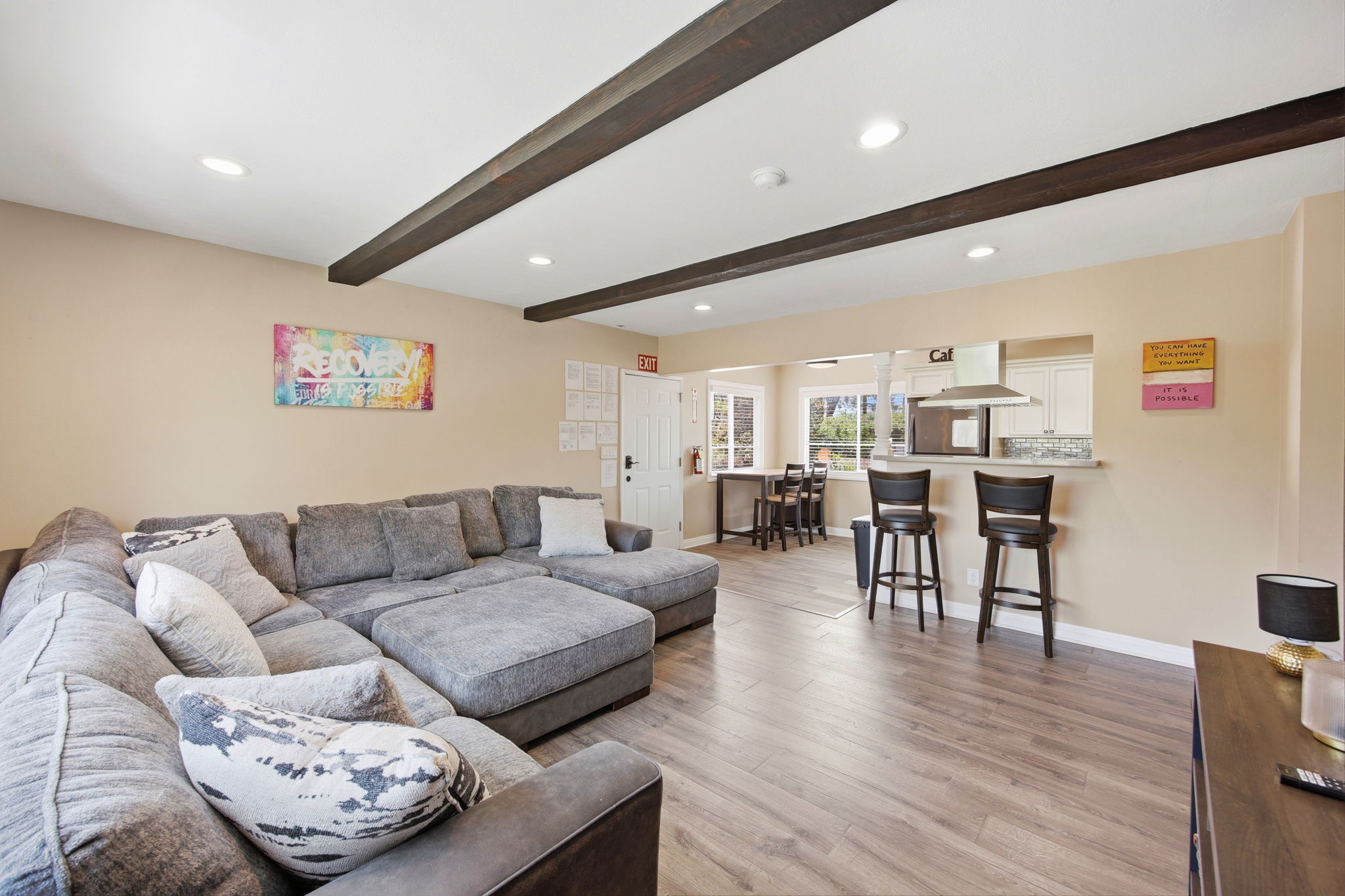 Upstairs living room